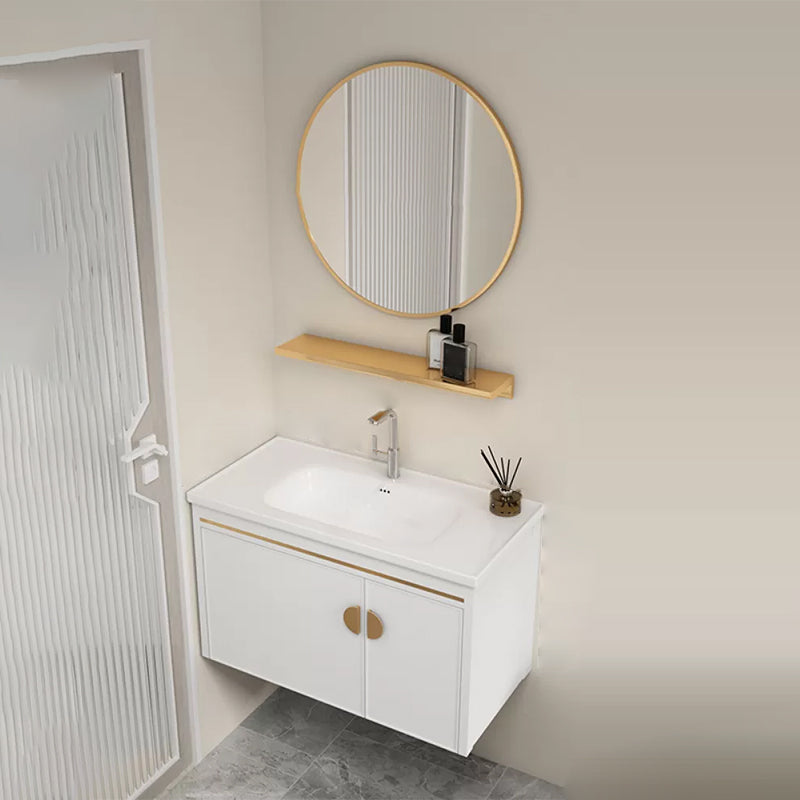 Gorgeous Sink Cabinet Free-standing Standard Space Saver Vanity with Mirror