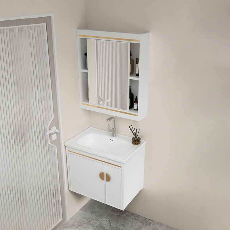 Gorgeous Sink Cabinet Free-standing Standard Space Saver Vanity with Mirror