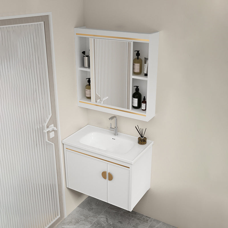 Gorgeous Sink Cabinet Free-standing Standard Space Saver Vanity with Mirror
