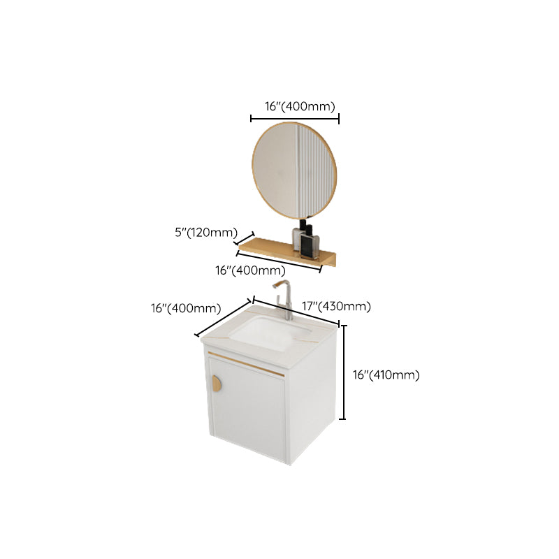 Gorgeous Sink Cabinet Free-standing Standard Space Saver Vanity with Mirror
