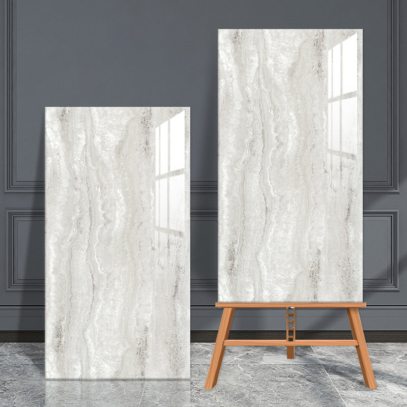 Contemporary Wallpaper Modern Style Bathroom Wallpaper with Rectangle Shape