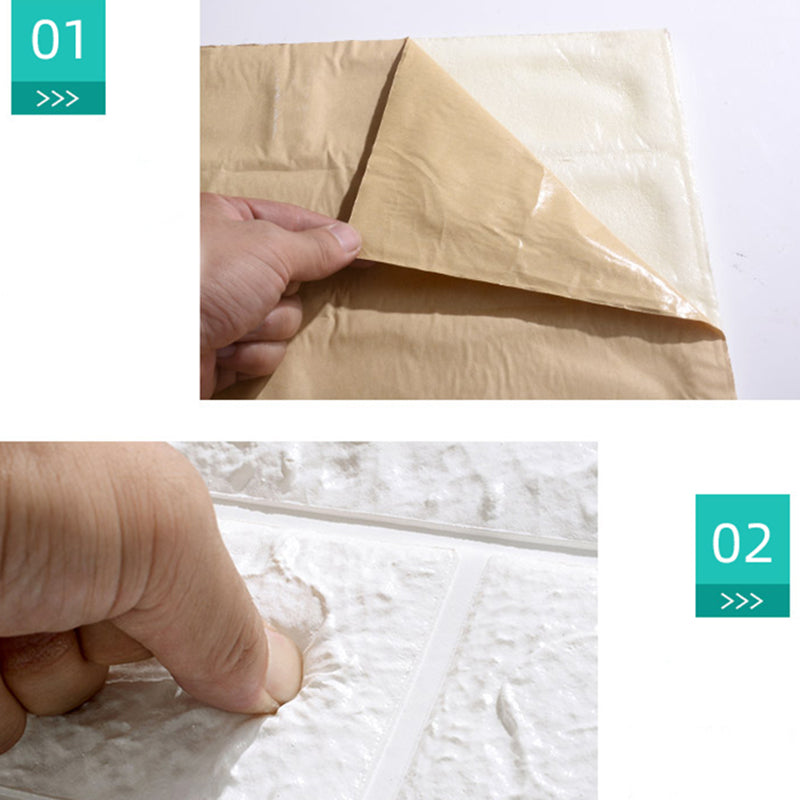 Modern Panel PVC 3D Embossed Self-Adhesive Paintable Indoor Wall Ceiling