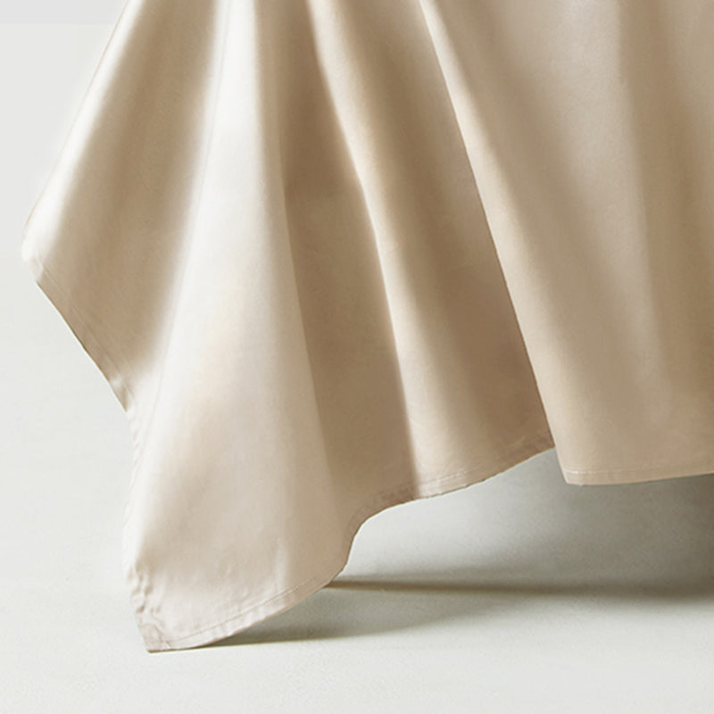 Sheets Pure Color Cotton One Piece Wrinkle Resistant Breathable Bed Sheet