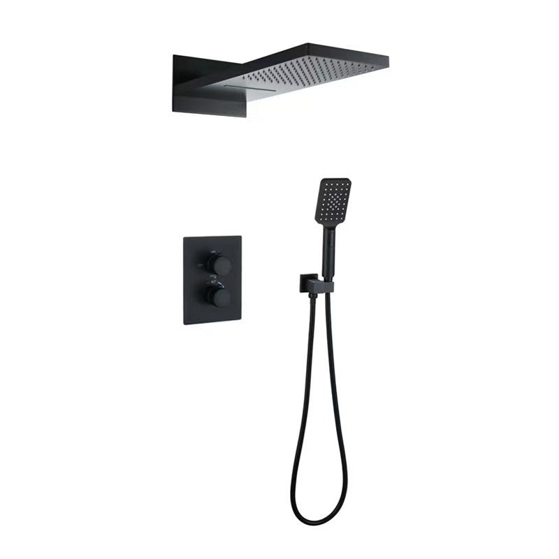 Shower System Wall Mounted Massage Jet Adjustable Spray Pattern Shower Trim