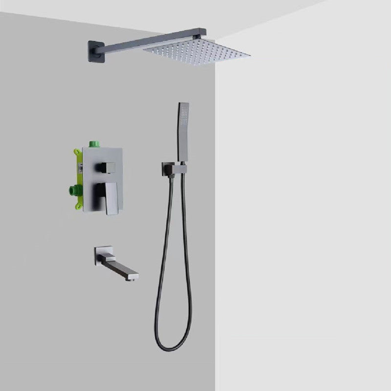 Shower System Wall Mounted Massage Jet Adjustable Spray Pattern Shower Trim