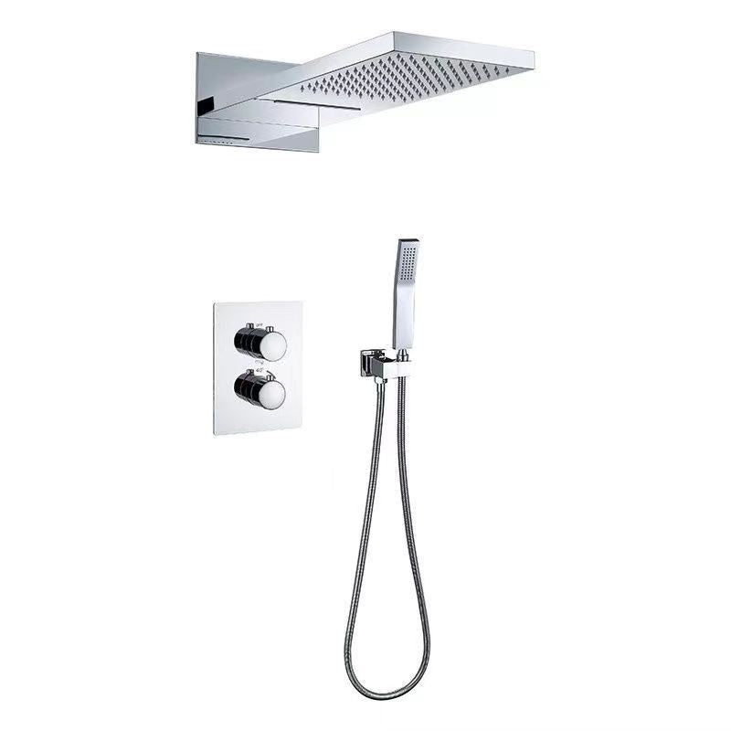 Shower System Wall Mounted Massage Jet Adjustable Spray Pattern Shower Trim