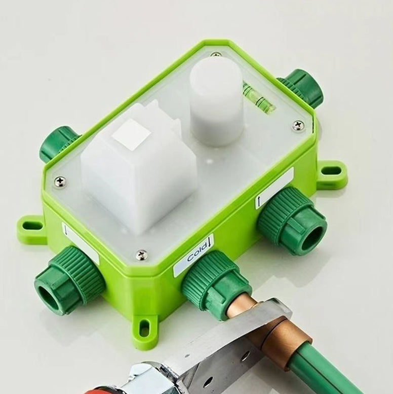 Shower System Wall Mounted Massage Jet Adjustable Spray Pattern Shower Trim