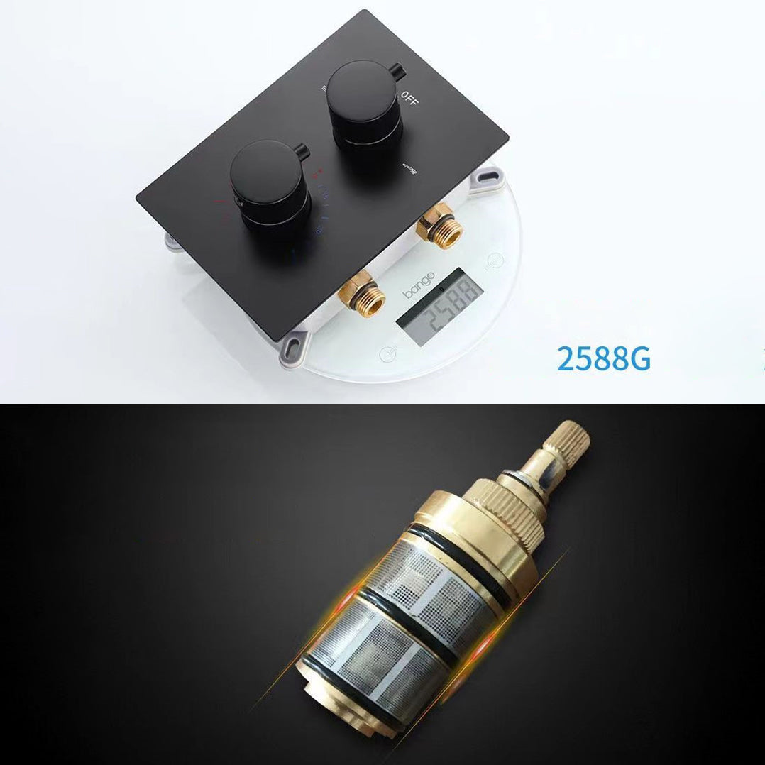 Shower System Wall Mounted Massage Jet Adjustable Spray Pattern Shower Trim