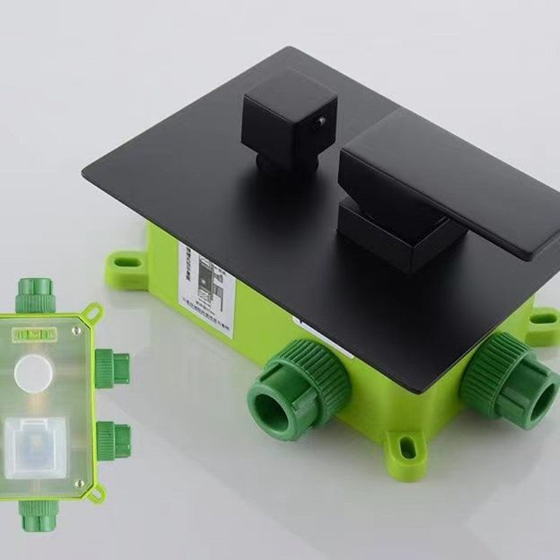 Shower System Wall Mounted Massage Jet Adjustable Spray Pattern Shower Trim