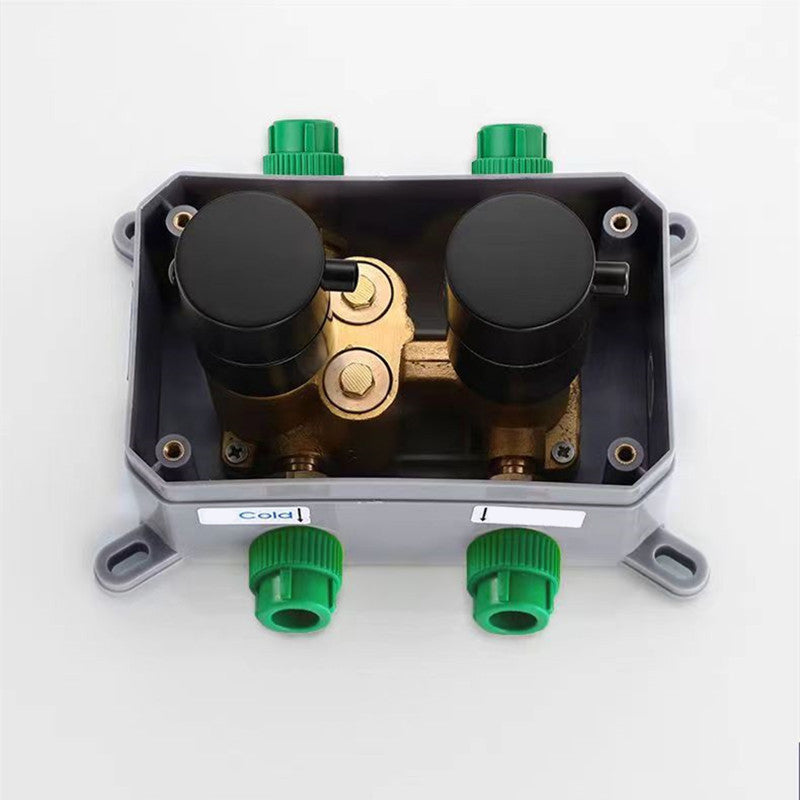 Shower System Wall Mounted Massage Jet Adjustable Spray Pattern Shower Trim