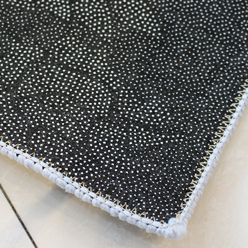 Casual Apricot Carpet Polyester Color Piece Carpet Washable Carpet for Living Room