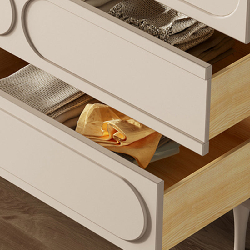 15.6-inch W Storage Chest Contemporary Solid Wood Dresser with 5/6 Drawers