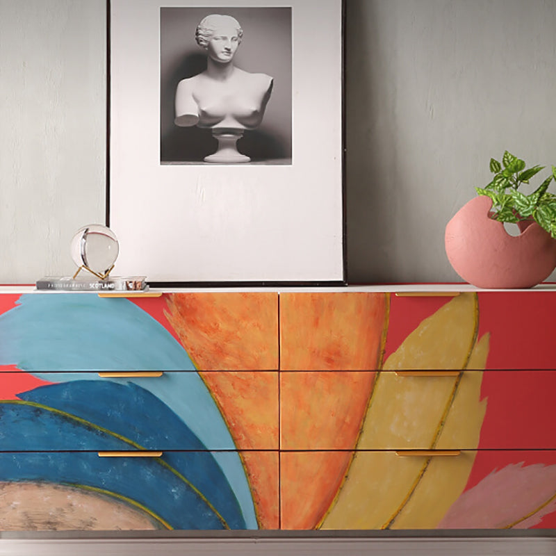 15.6-inch Width Modern Storage Chest Dresser Stone Storage Chest