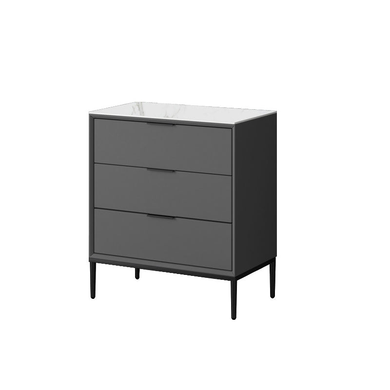 Contemporary Bedroom Storage Chest Vertical Chest with Drawers