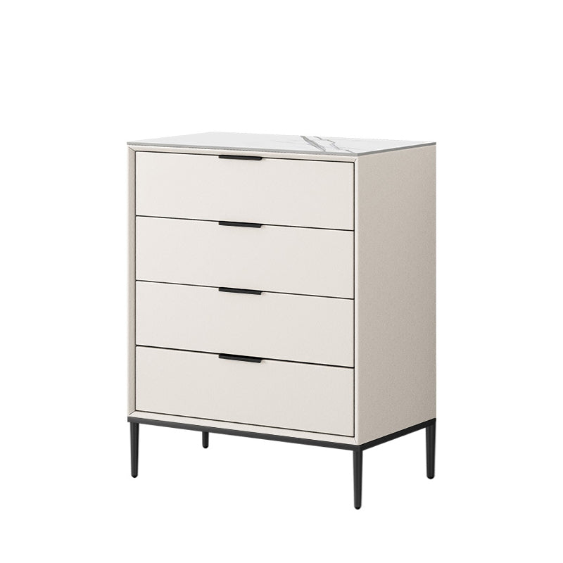 Contemporary Bedroom Storage Chest Vertical Chest with Drawers