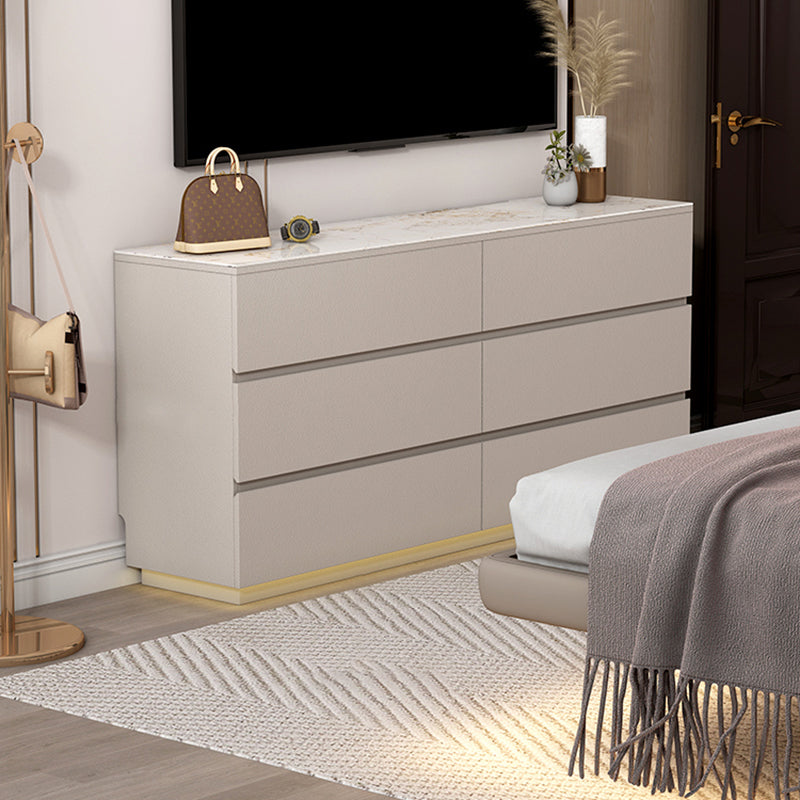 13.65-inch Width Stone Storage Chest Dresser Contemporary Dresser