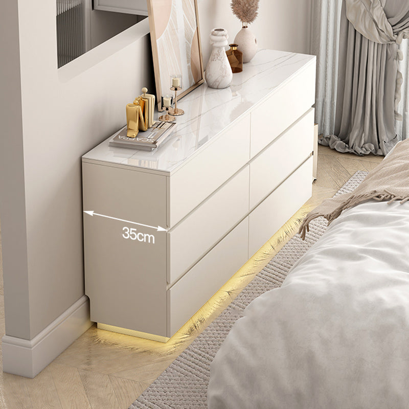 13.65-inch Width Stone Storage Chest Dresser Contemporary Dresser