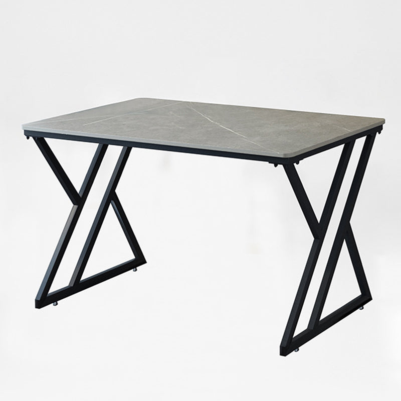 Industrial Computer Desk Bedroom Stone Office Desk with Legs