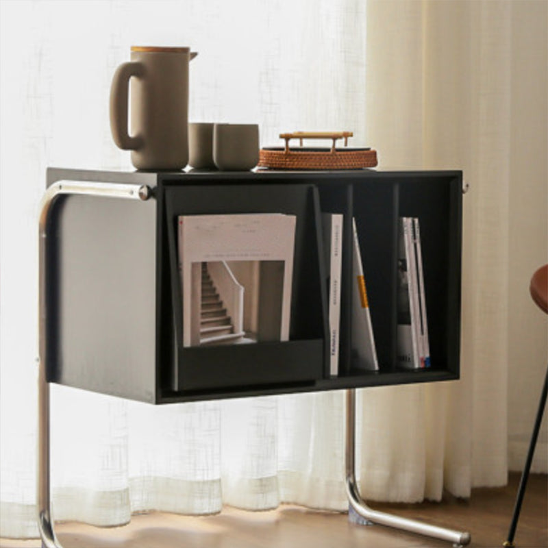 Modern Closed Back Standard Bookshelf Wooden Bookcase with Shelves