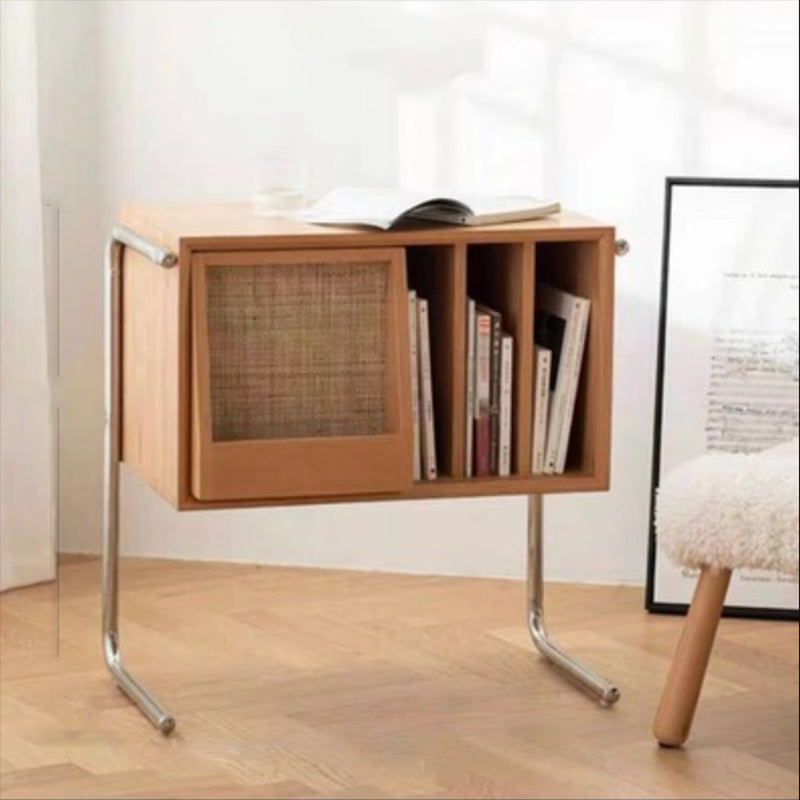 Modern Closed Back Standard Bookshelf Wooden Bookcase with Shelves