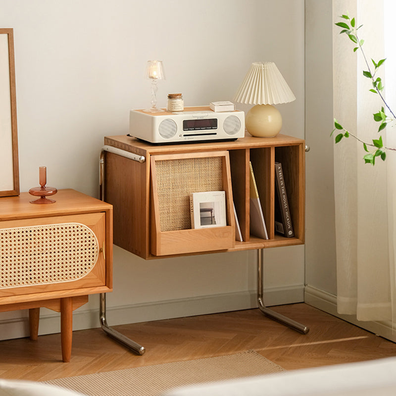 Modern Closed Back Standard Bookshelf Wooden Bookcase with Shelves