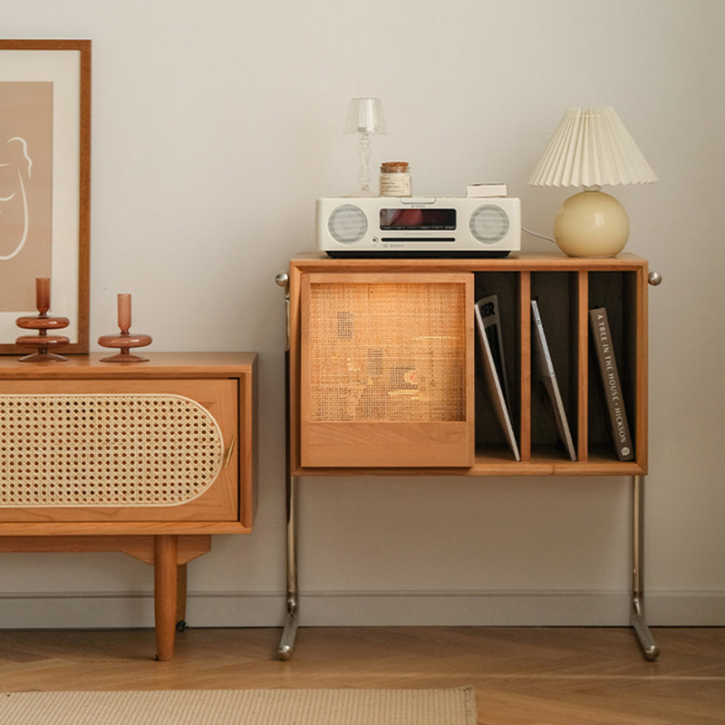 Modern Closed Back Standard Bookshelf Wooden Bookcase with Shelves