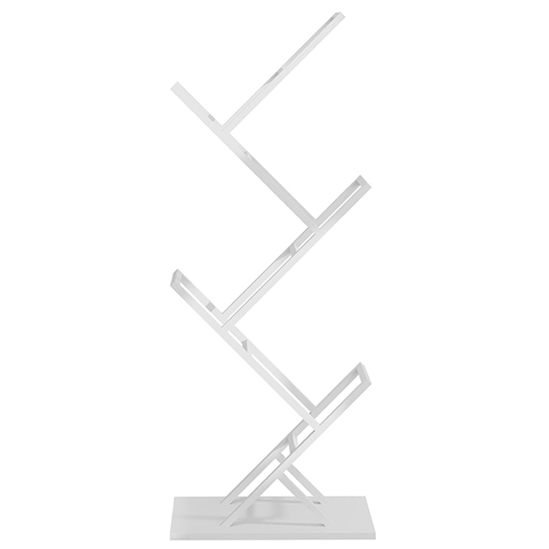 Modern Bookshelf Metal Open Shelf Bookcase with Shelves for Home Office