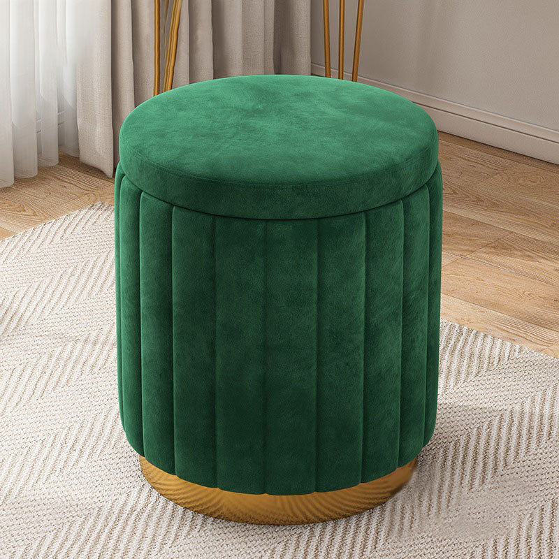 Grey Round Pouf Gorgeous Stain Resistant Pouf for Living Room