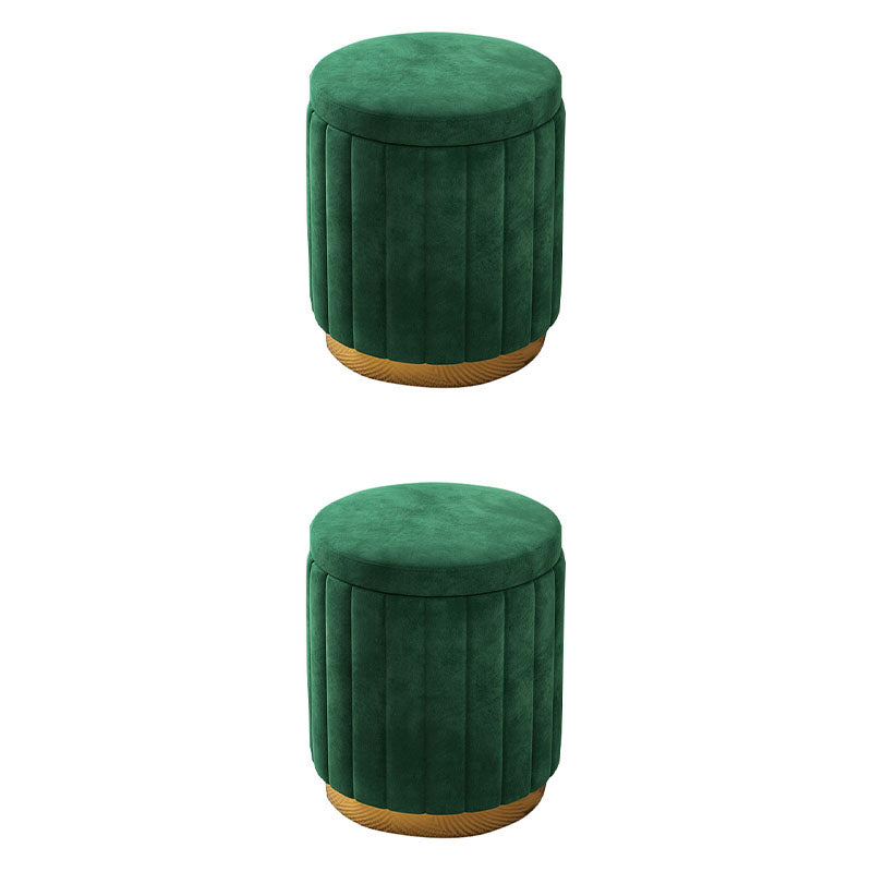 Grey Round Pouf Gorgeous Stain Resistant Pouf for Living Room