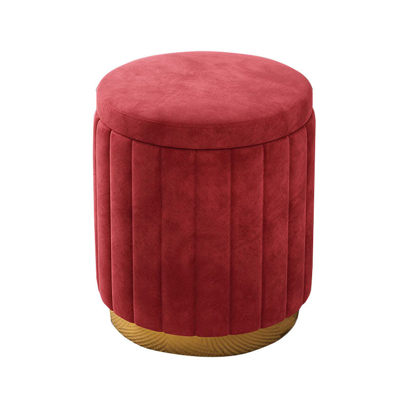 Grey Round Pouf Gorgeous Stain Resistant Pouf for Living Room