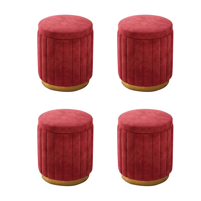 Grey Round Pouf Gorgeous Stain Resistant Pouf for Living Room