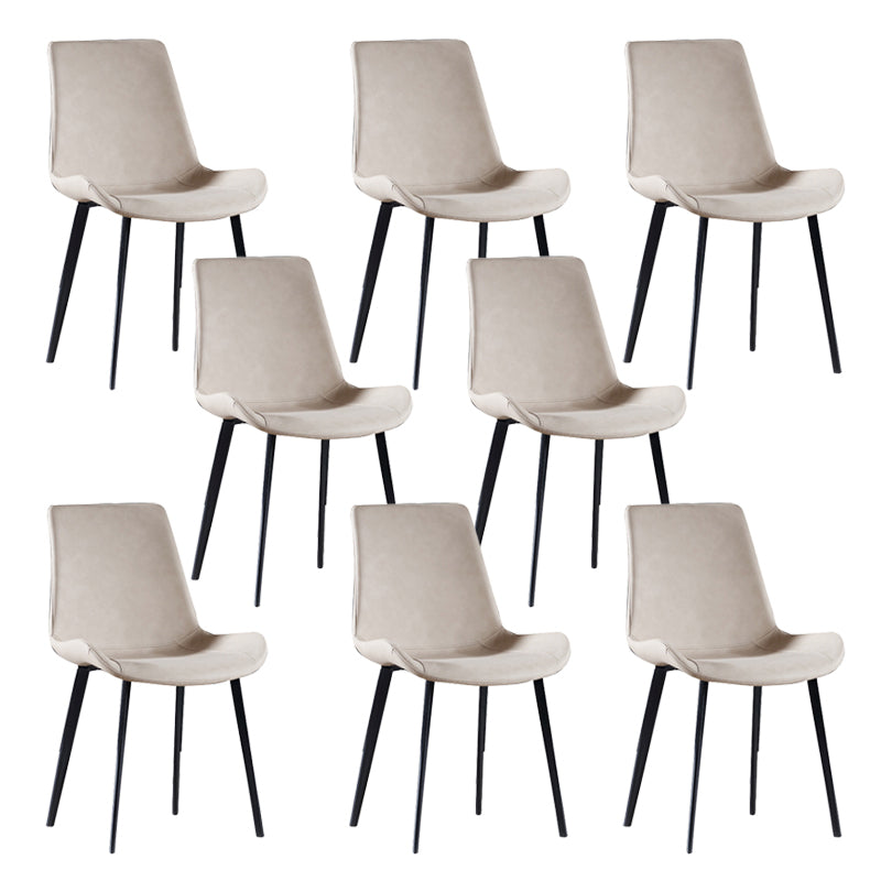 Upholstered Armless Dining Chair Parsons Dining Room Side Chair