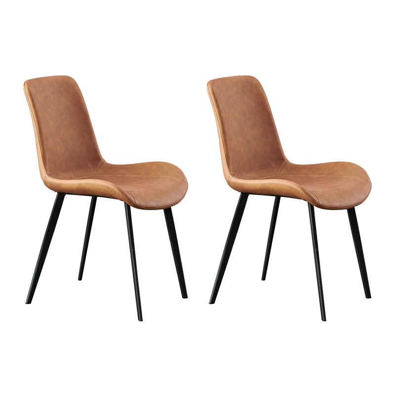 Upholstered Armless Dining Chair Parsons Dining Room Side Chair