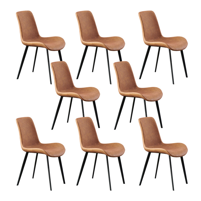 Upholstered Armless Dining Chair Parsons Dining Room Side Chair