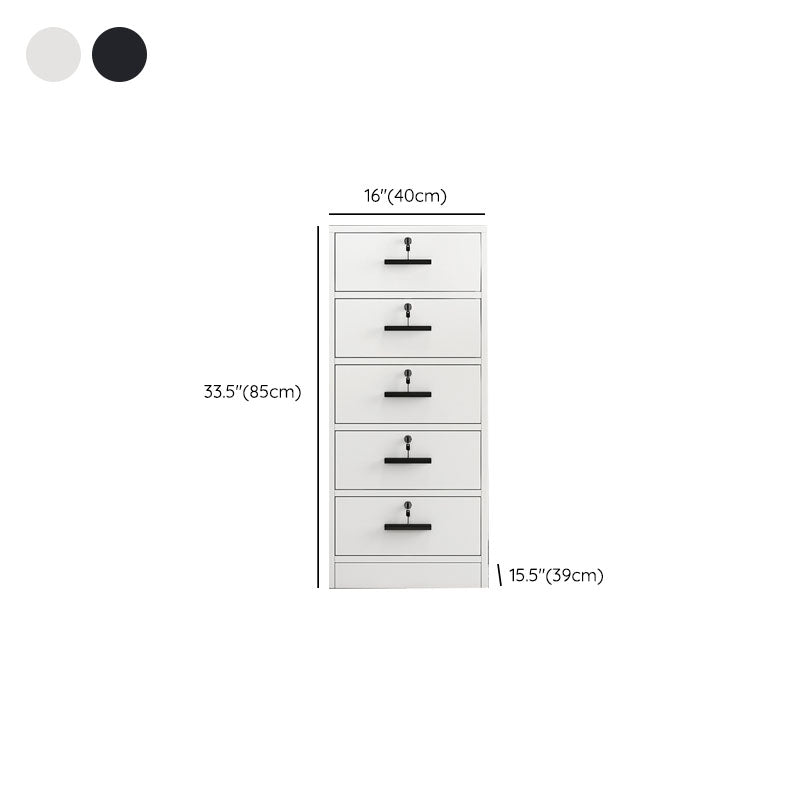 Modern Metal File Cabinet Vertical Filing Cabinet for Home Office