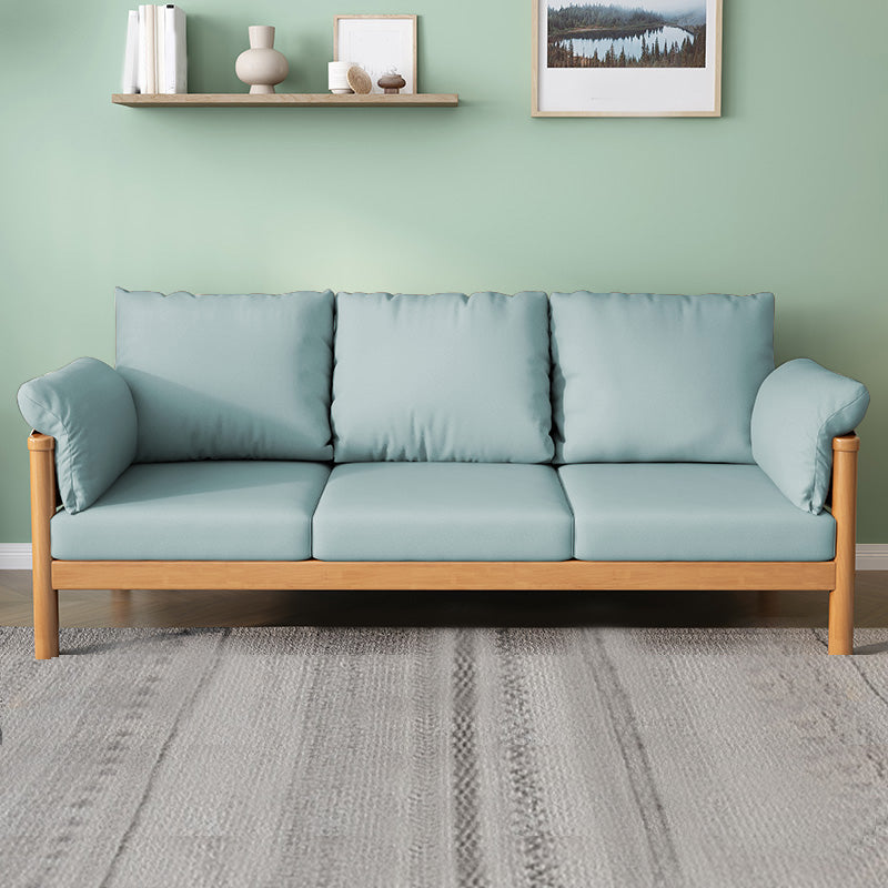 Scandinavian Pillow Top Arm Sofa Loose Back Living Room Settee