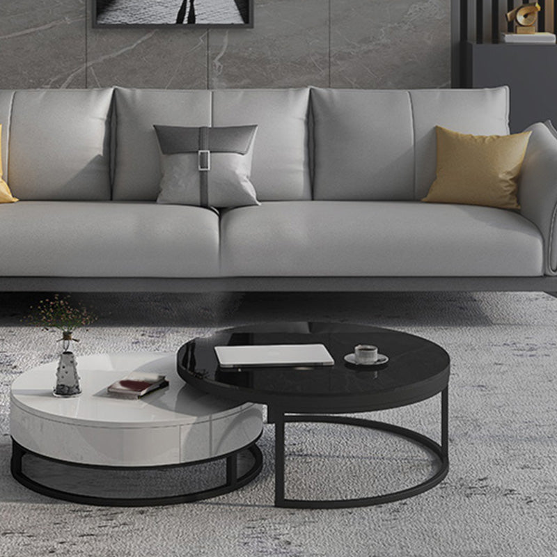 Tropical 35" Wide Sofa Fabric Flared Arm Gray Seating for Living Room