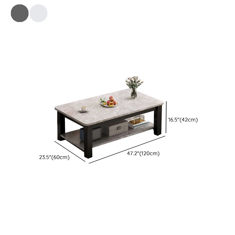 Rectangular Modern Simple Coffee Table 1 Single Cocktail Table for Home
