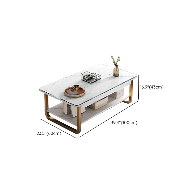 Rectangular Modern Simple Coffee Table 1 Single Cocktail Table for Home