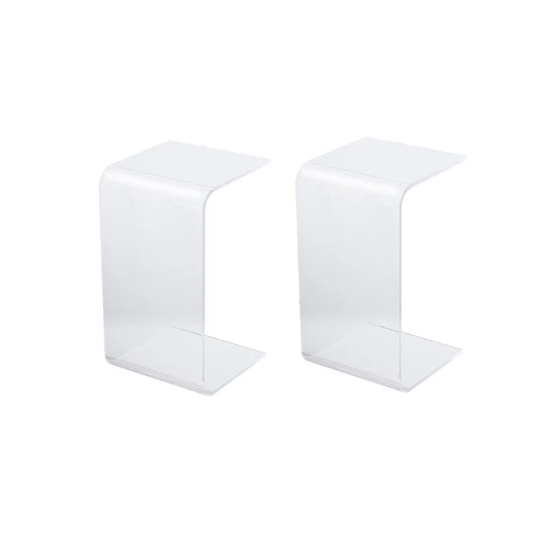 11.81" Wide Side Table Modernistic Acrylic Side End Snack Table