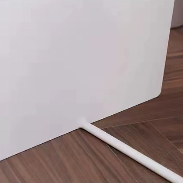 Modern Geometric End Slide Table 19.70" Tall Metal End Table