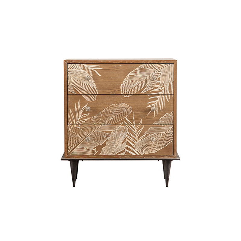 Industrial Standard Natural Accent Chest Distressed Wood Accent Cabinet
