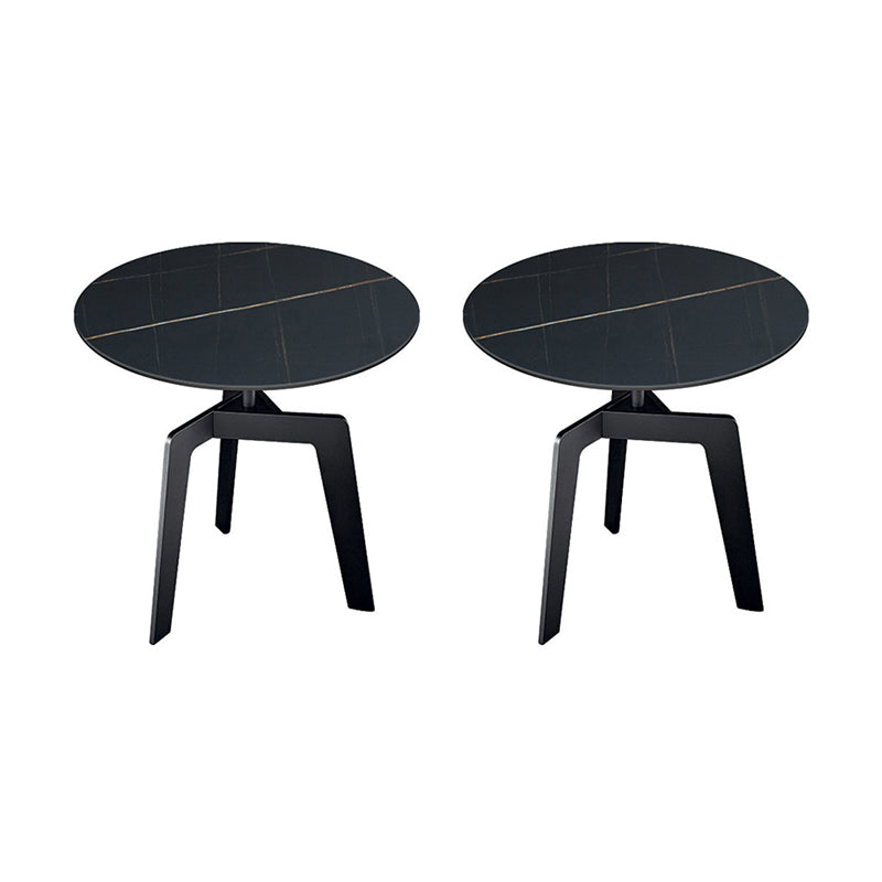 Slate Round Side Table 3 Legs Base Type Slate Nesting Tables
