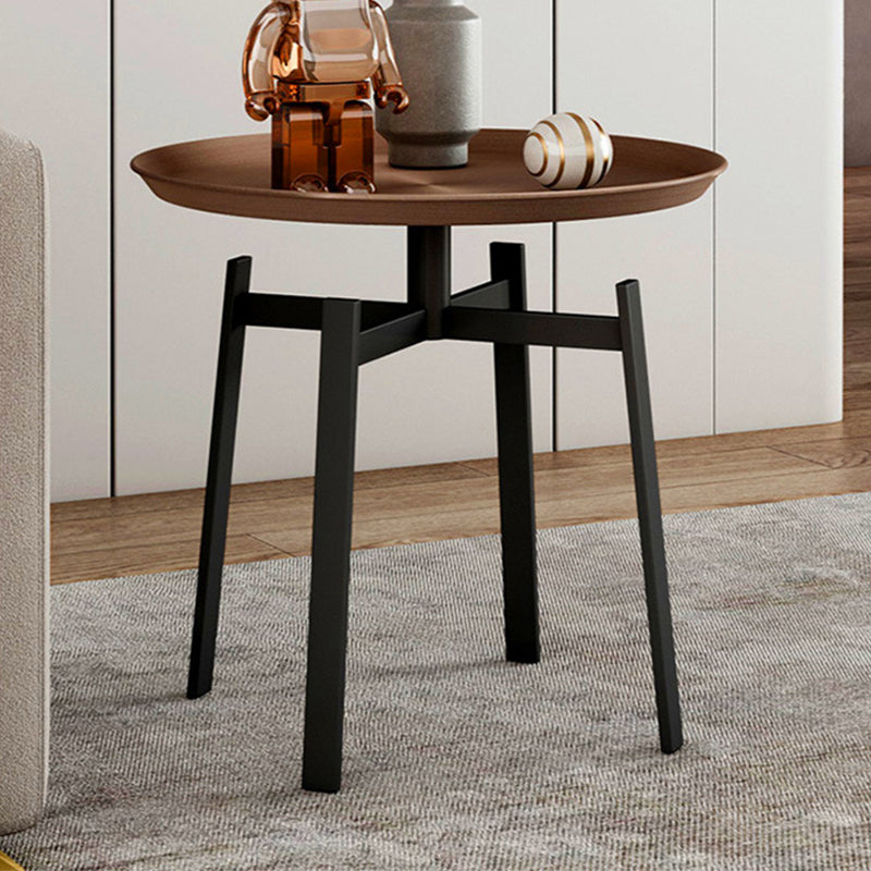 19.68 inch Tall Side Table Modern Metal Tray Top Side End Table