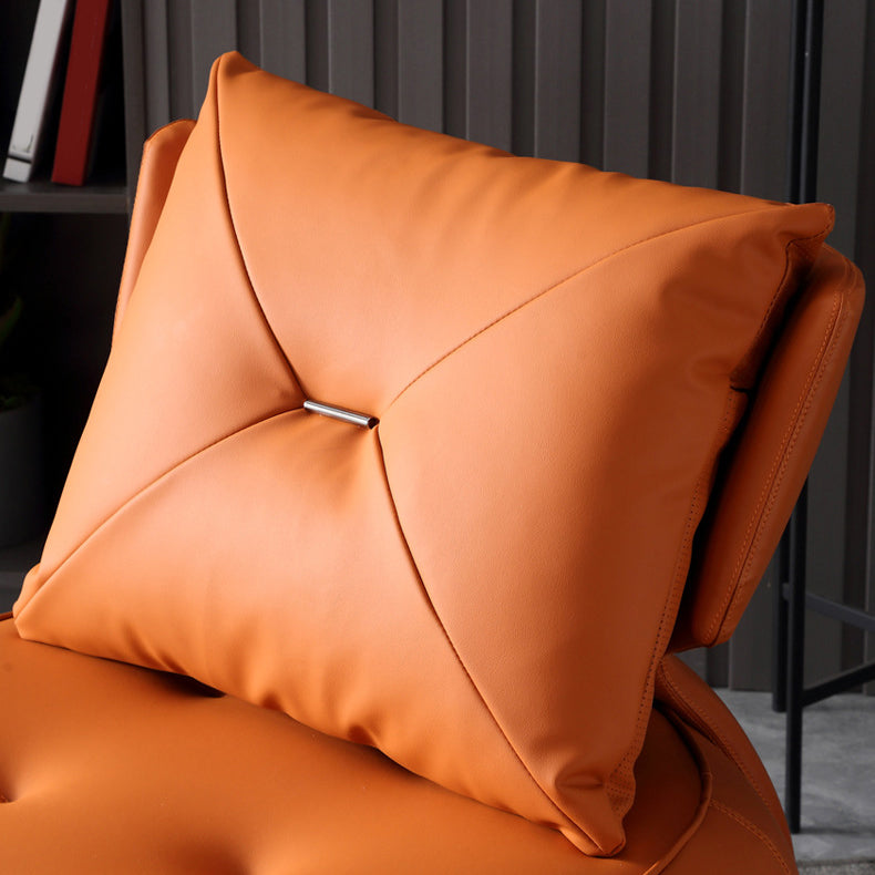 Contemporary Solid Color Lounge Chair Living Room Swivel Side Chair