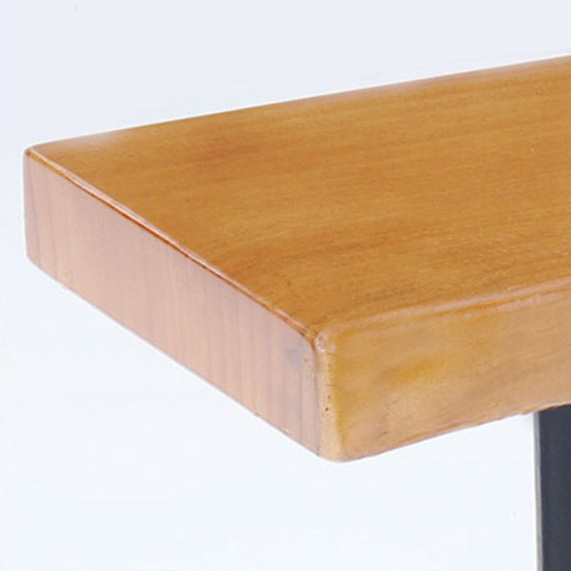 Modern Bar Height Table Rectangular Wood Top Bistro Bar Table