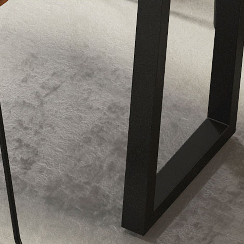 Modern Bar Height Table Rectangular Wood Top Bistro Bar Table