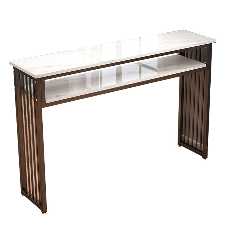 Modern Style Wood Bar Stool Table Rectangle Bar Table for Cafe