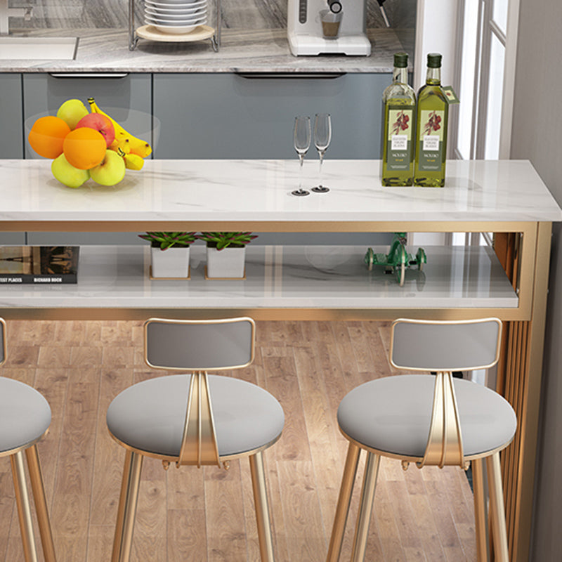 Modern Style Wood Bar Stool Table Rectangle Bar Table for Cafe