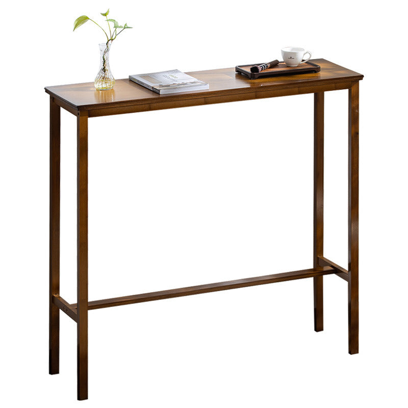 Contemporary Bar Height Table Trestle Counter Height Dining Table